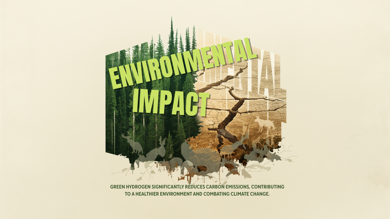 Environmental Impact - Green hydrogen significantly reduces carbon emissions, contributing to a healthier environment and combating climate change.